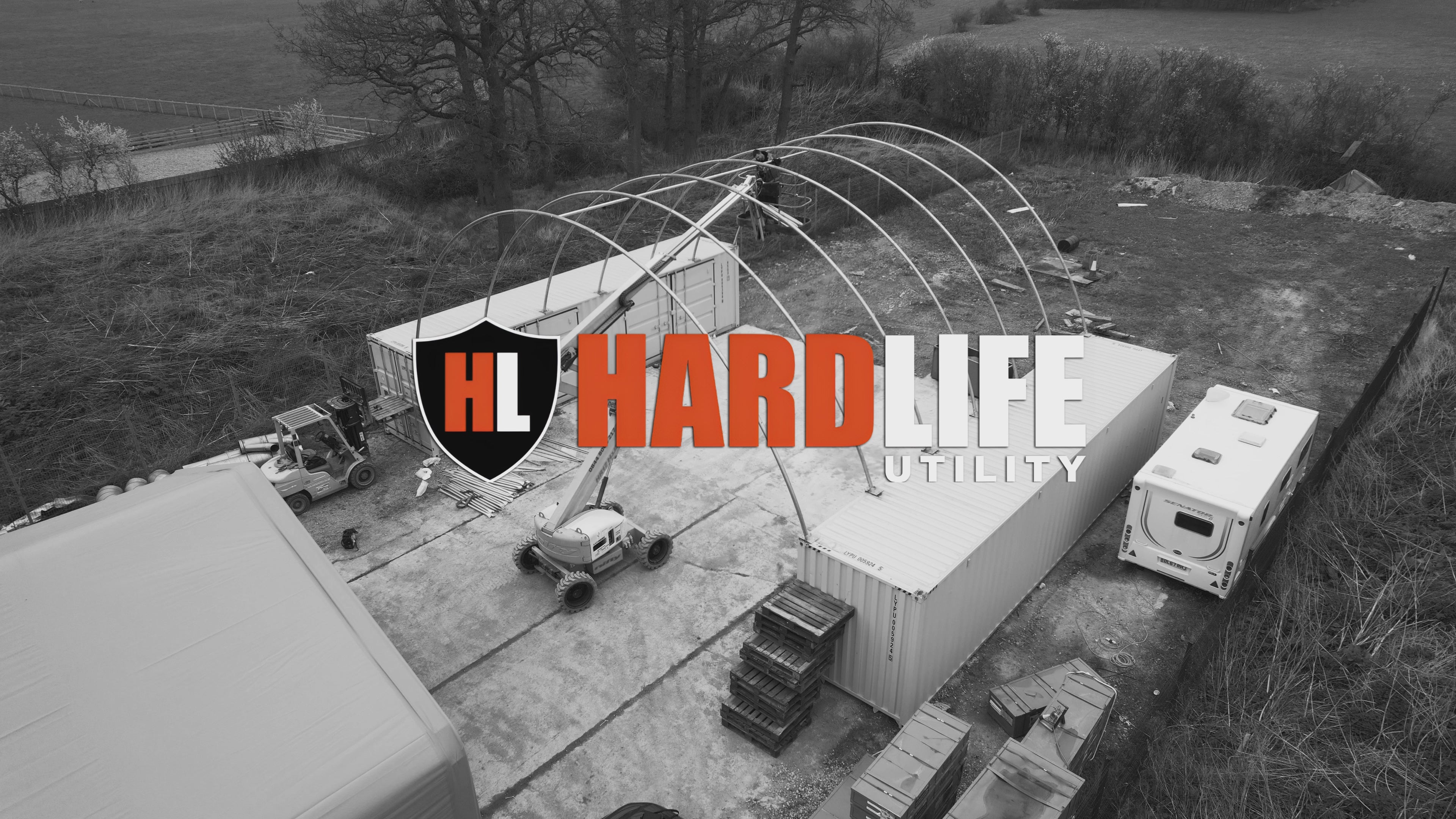 Container Shelter Aerial