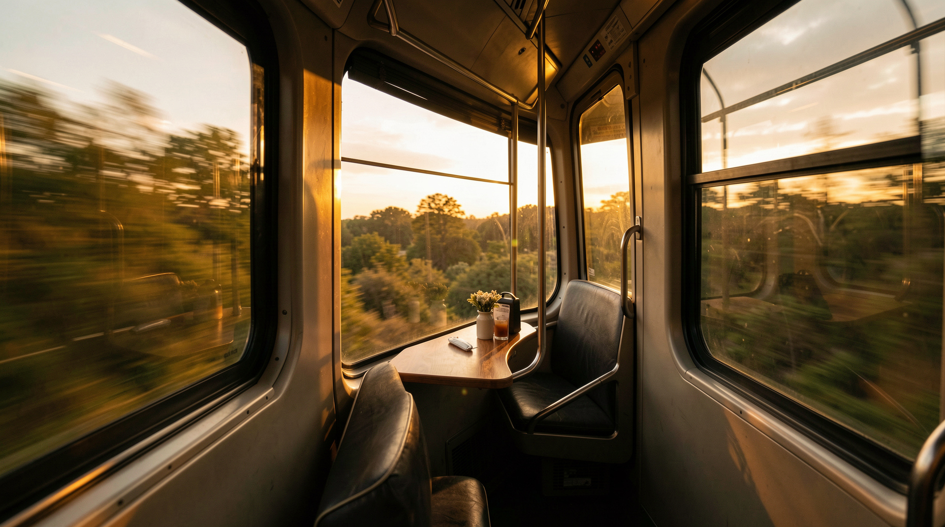 Train Atmospheric Background