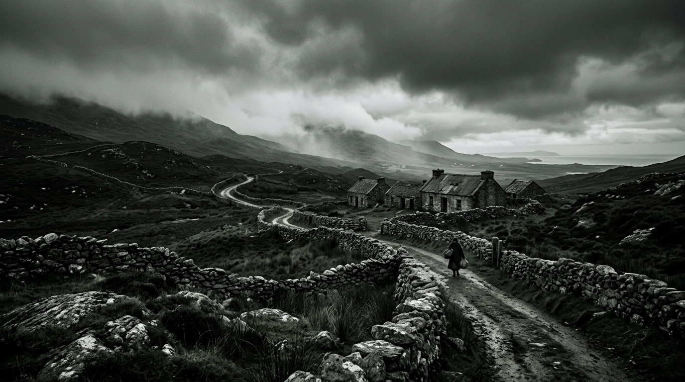 Old Irish countryside