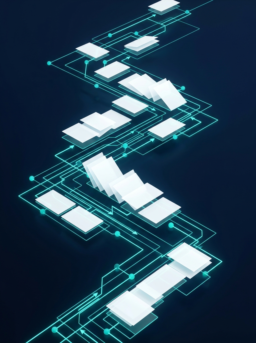 Policy Roadmap Abstract Illustration