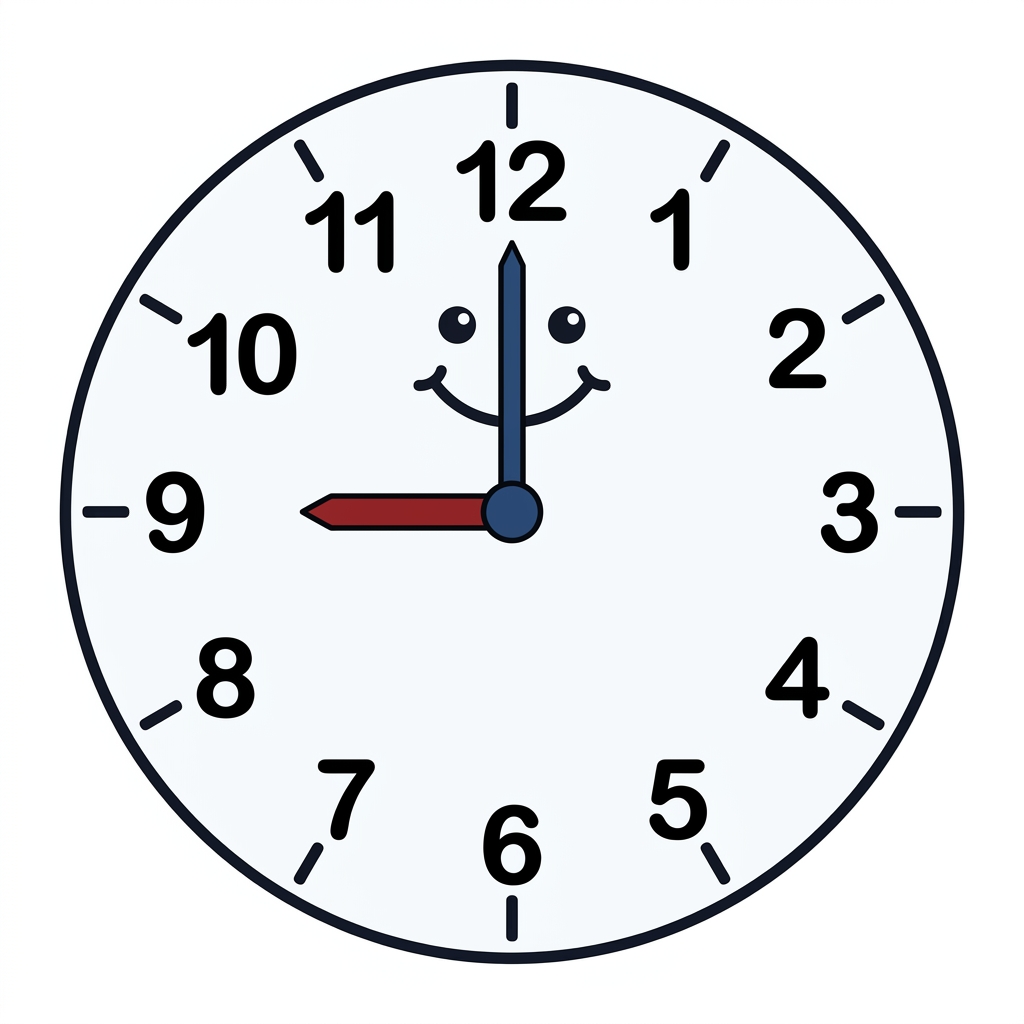 Clock 9 O'Clock