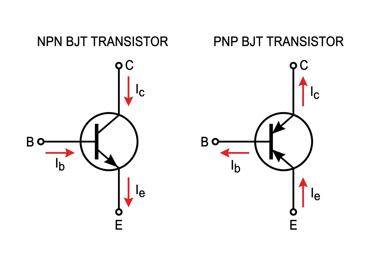 NPN vs PNP Symbols