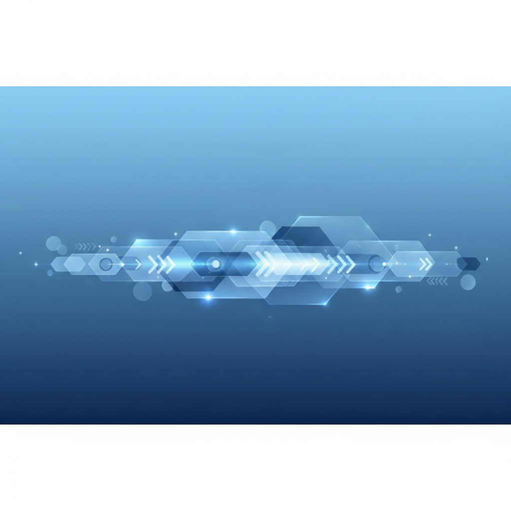 abstract clean corporate timeline background blue