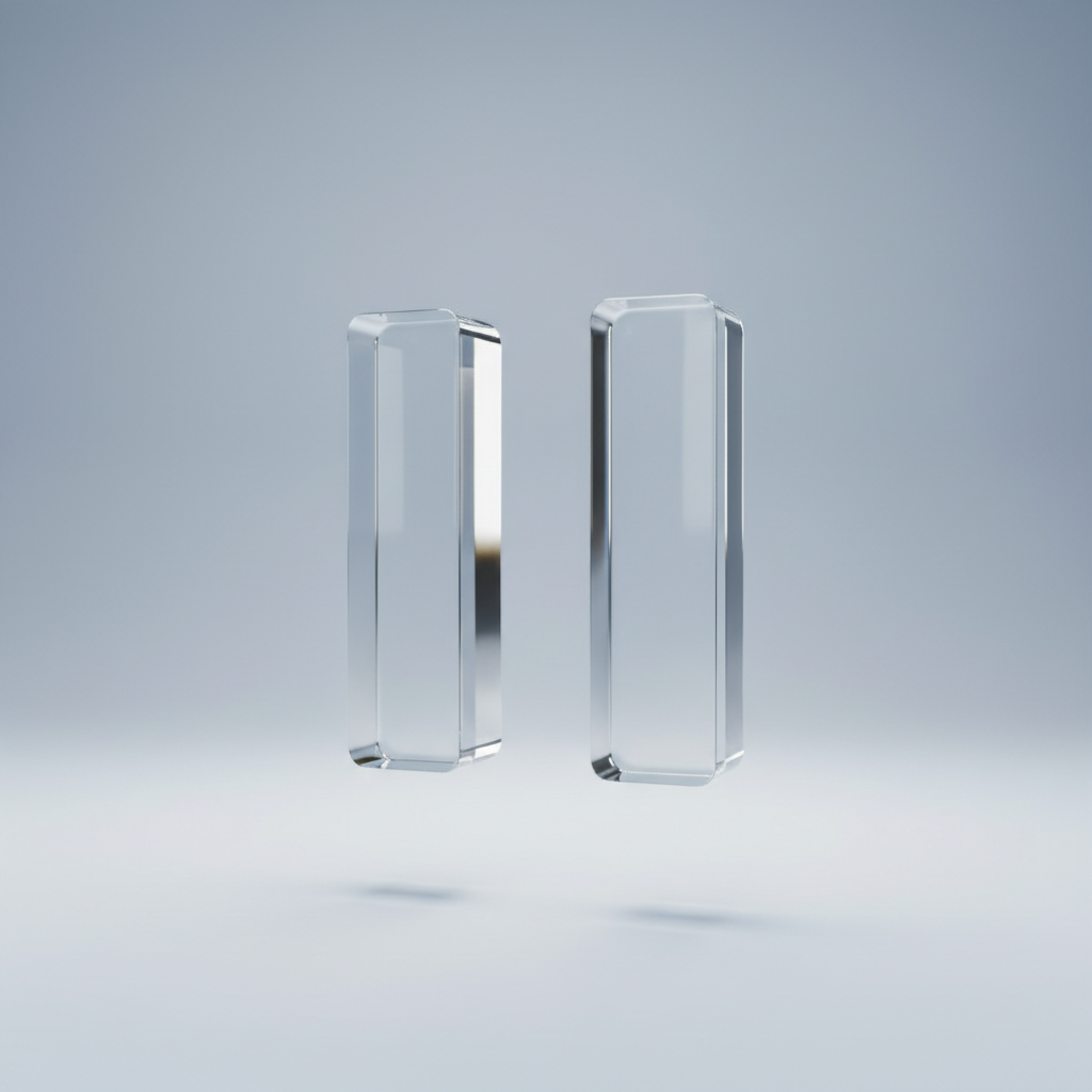 pause button symbol, 3d glass style, clean