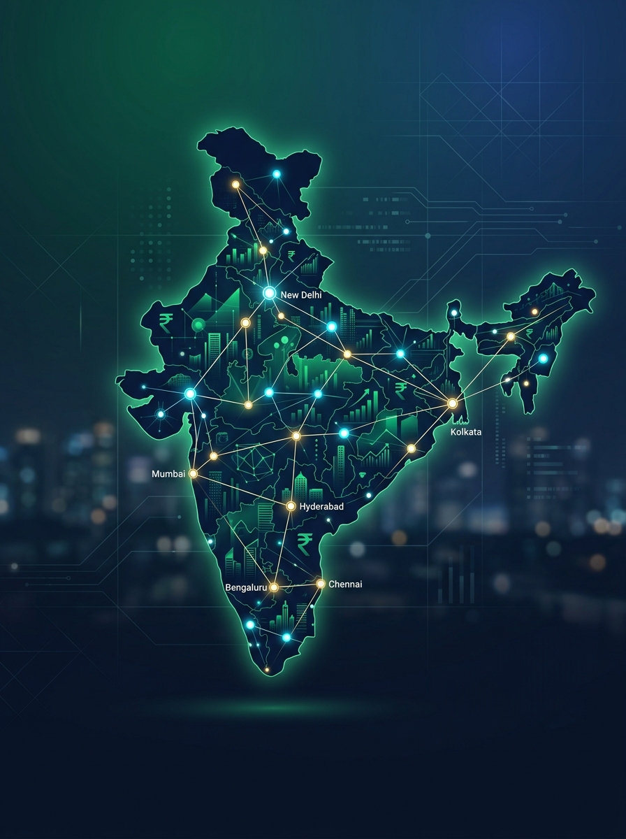 India Map Silhouette