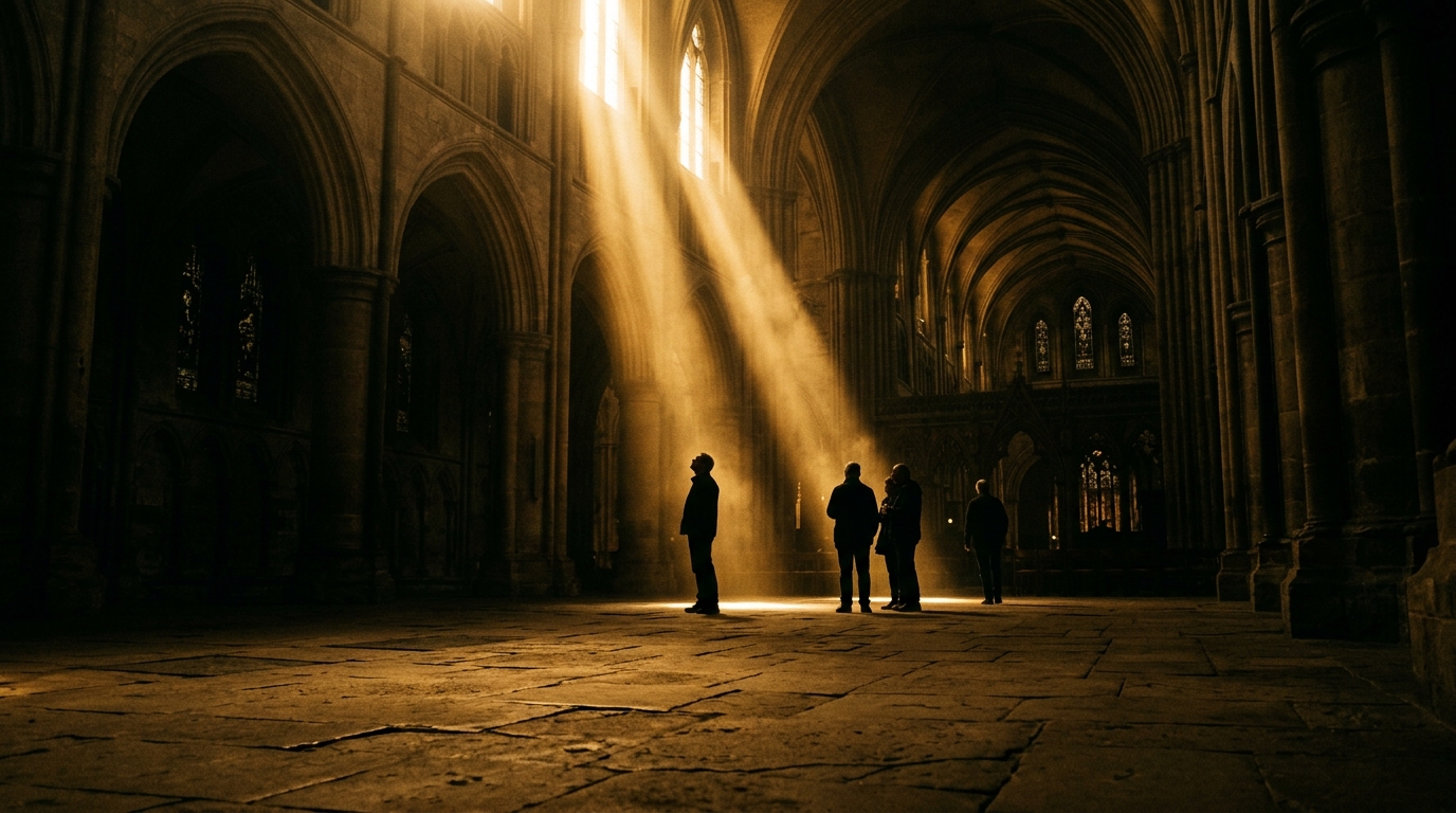 Silhouettes in deep shadows