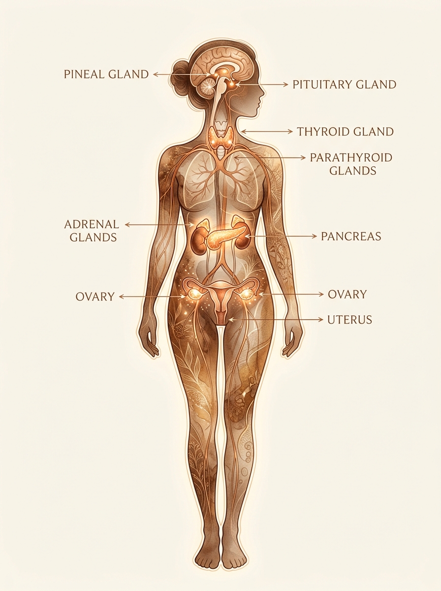 Endocrine System Illustration