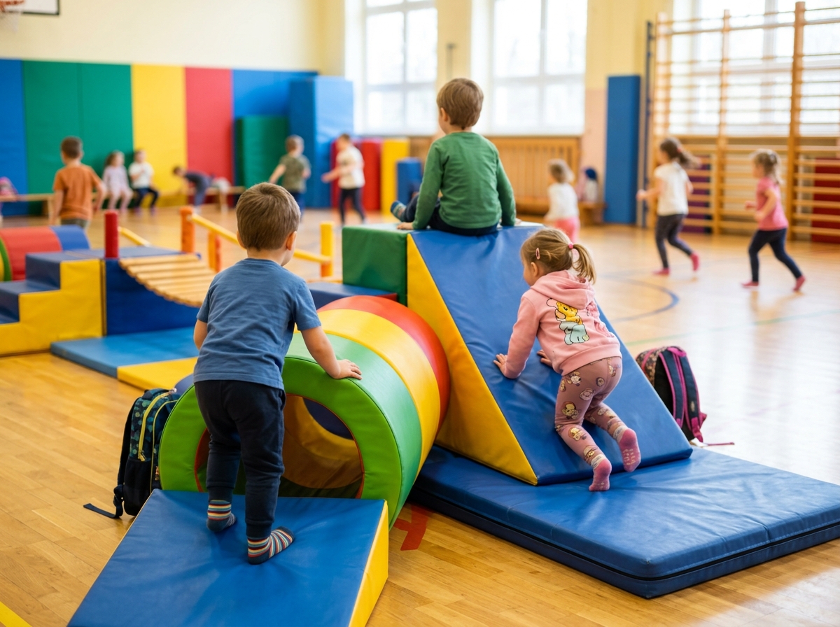 Bambini di spalle percorso