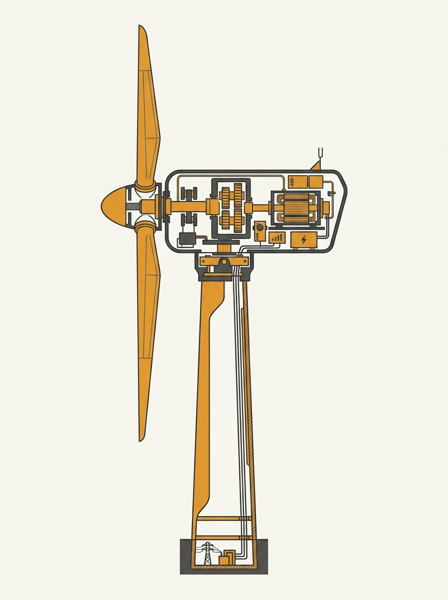Wind Turbine Diagram