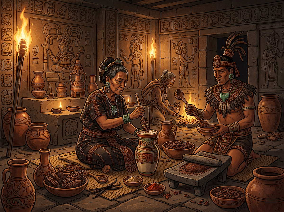 Ancient Maya Chocolate Ceremony