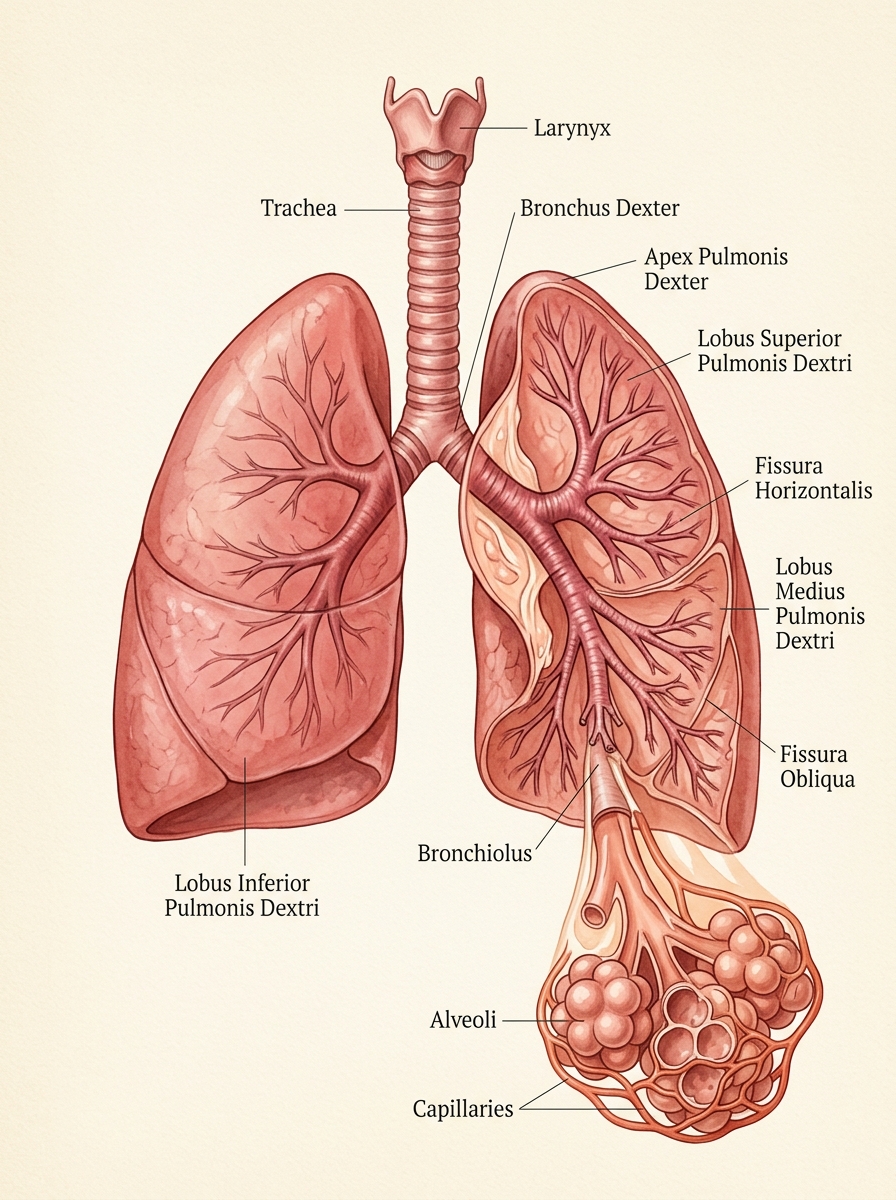 Human Lungs Anatomy
