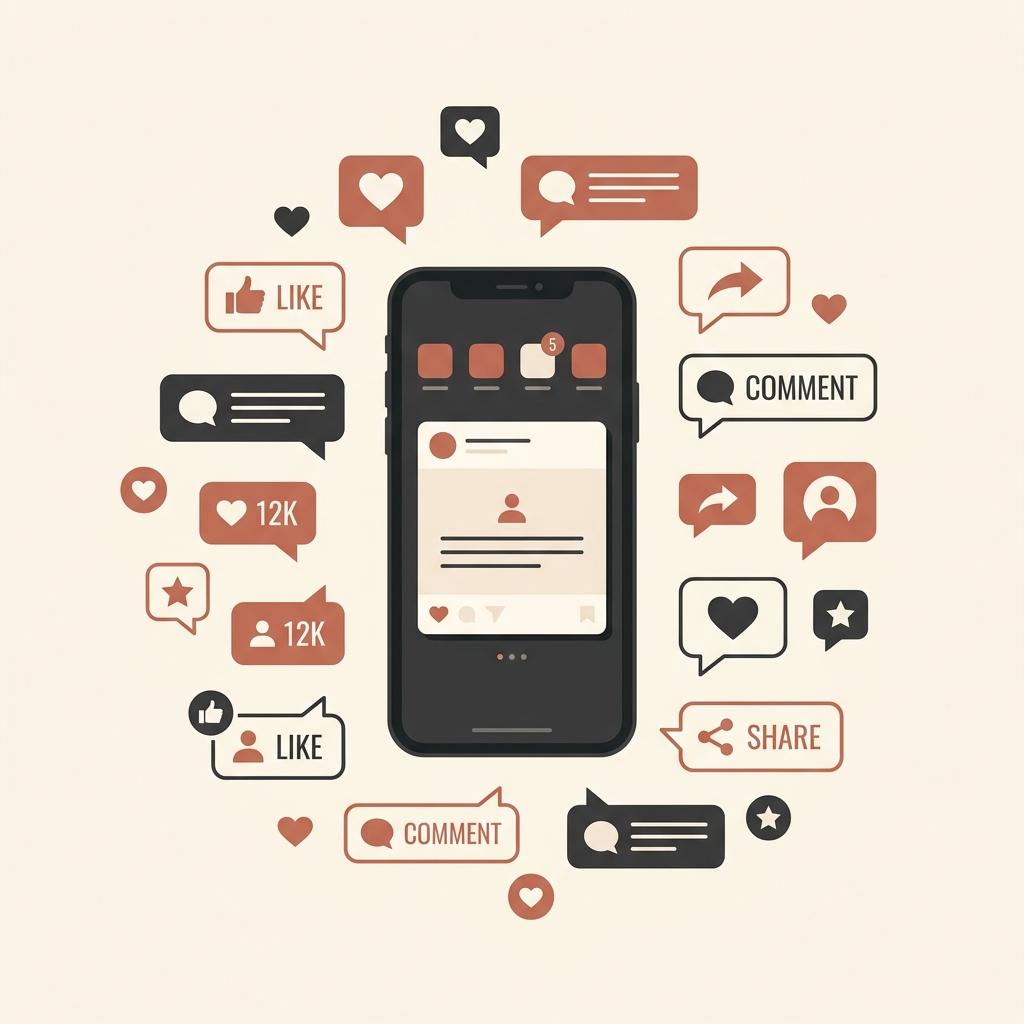 Social Media Illustration