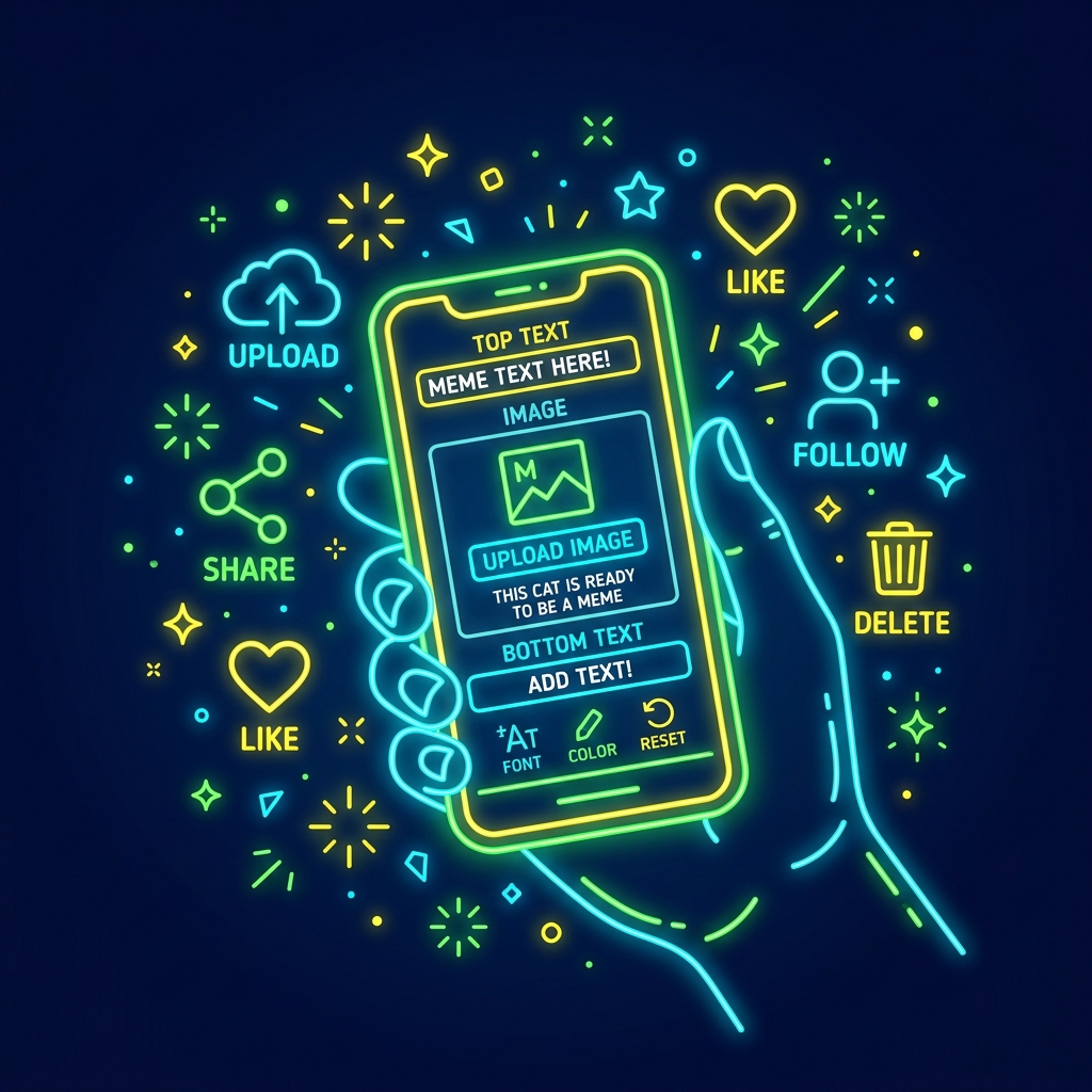 Illustration of digital media creation