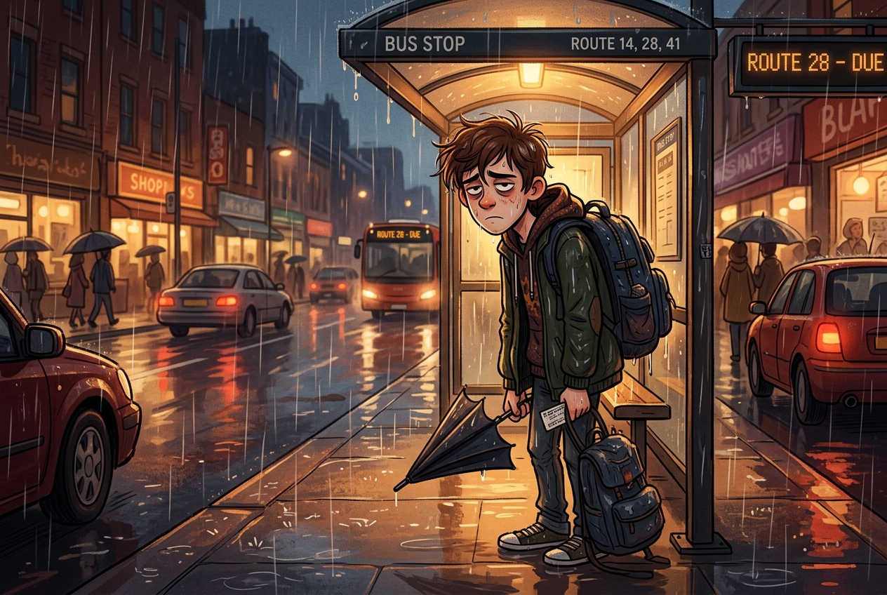 Tired Student