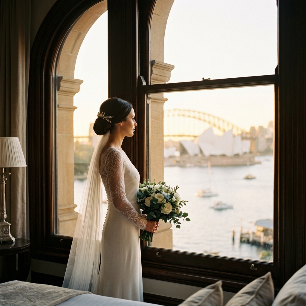 Romantic Wedding Moment