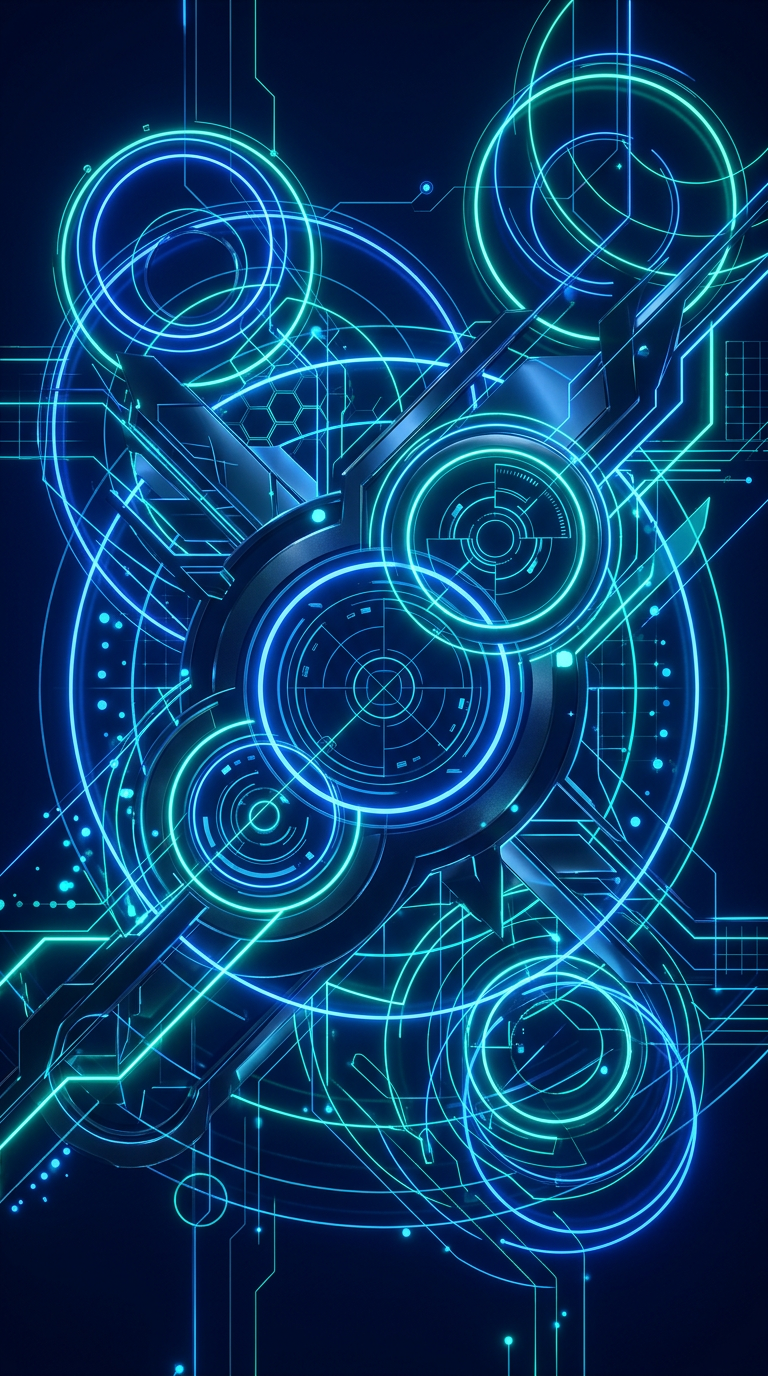 Abstract Tech Graphic