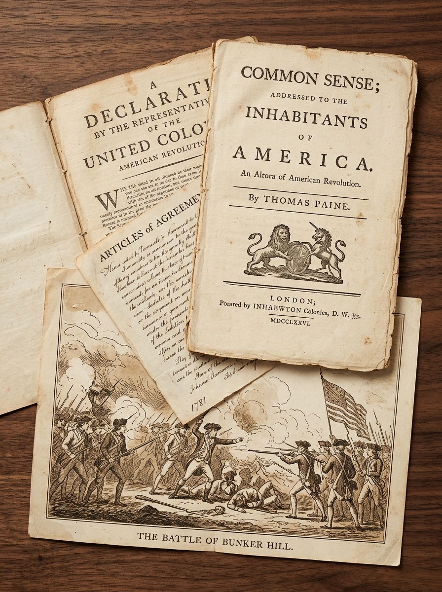 Historical Documents Collage