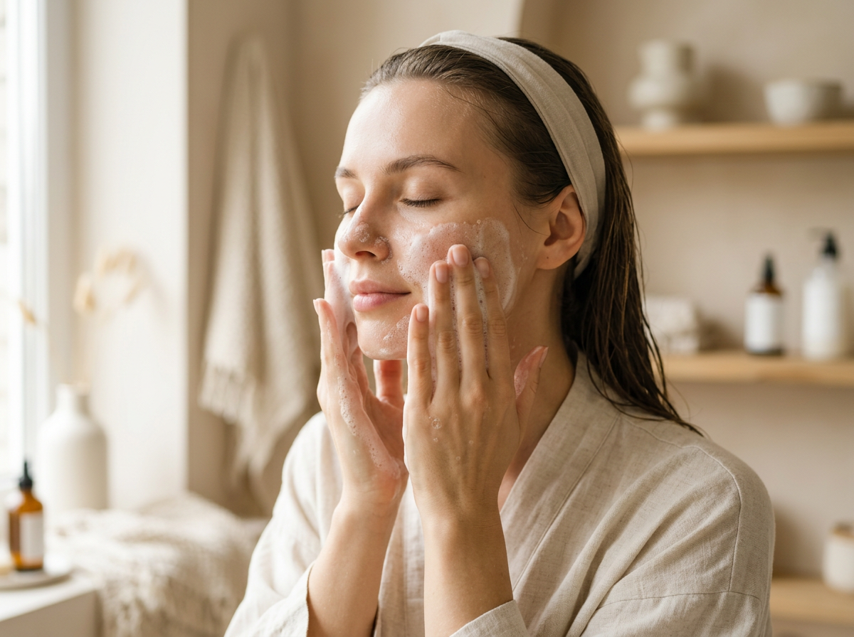 Cleansing Face Routine