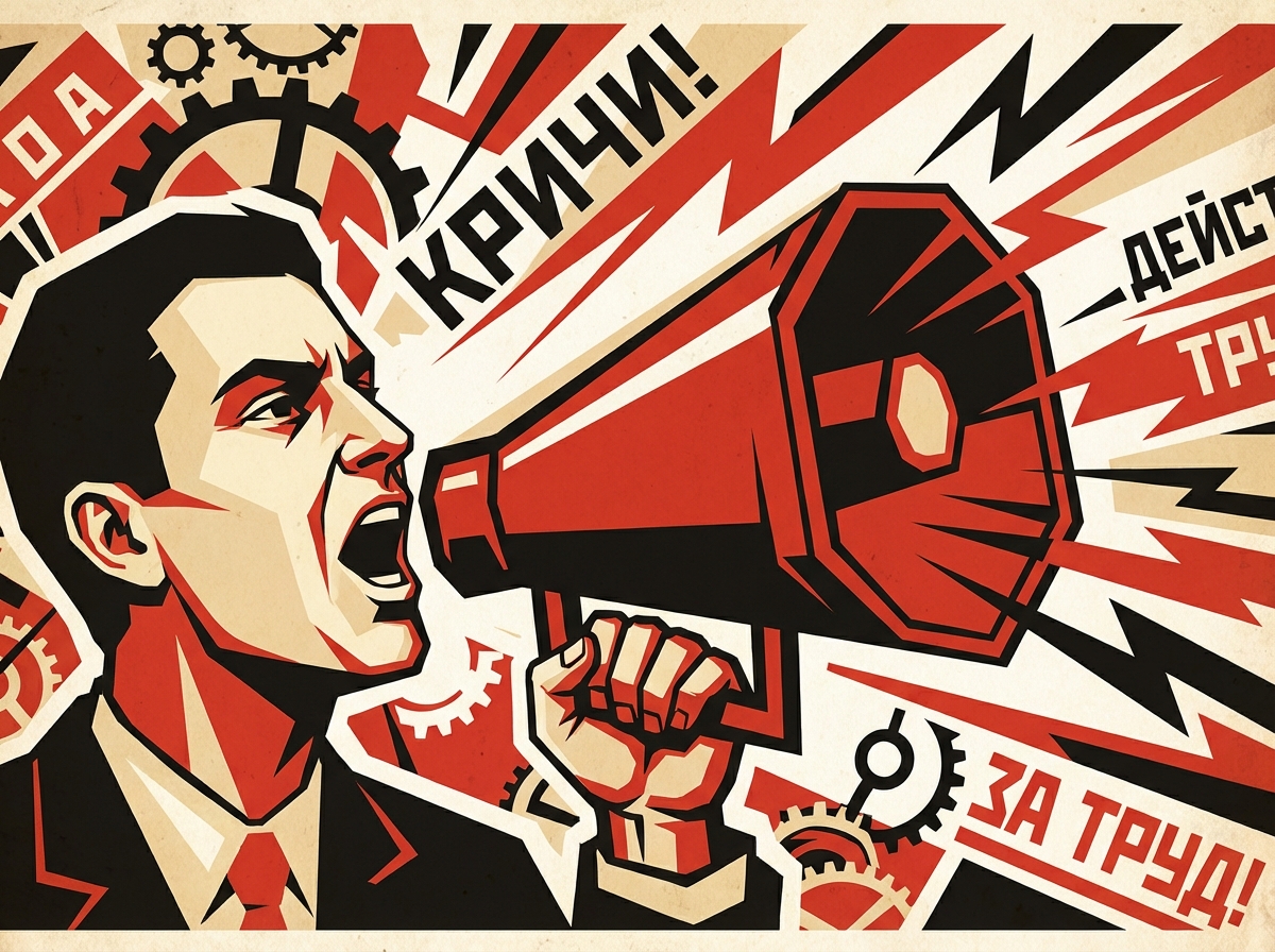 Mayakovsky Megaphone Art