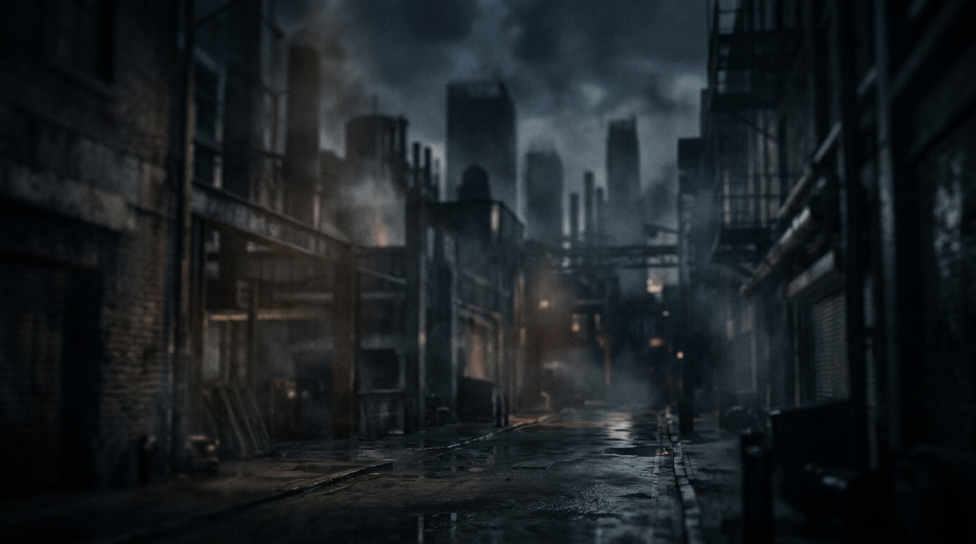 Dark tense background