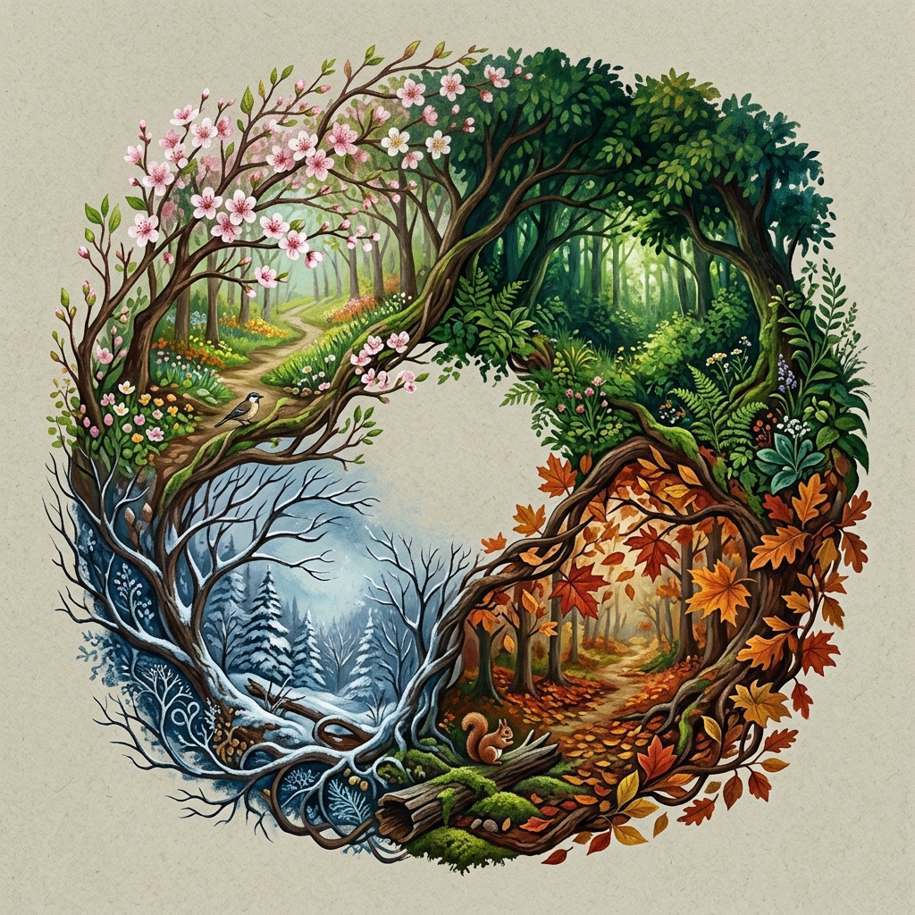 Cycles of Nature Wreath