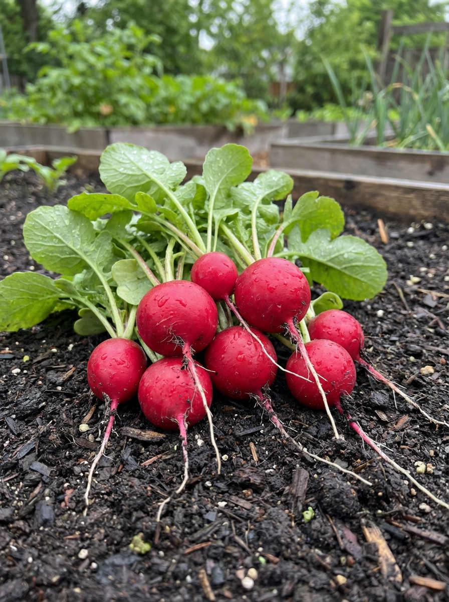 Radish garden
