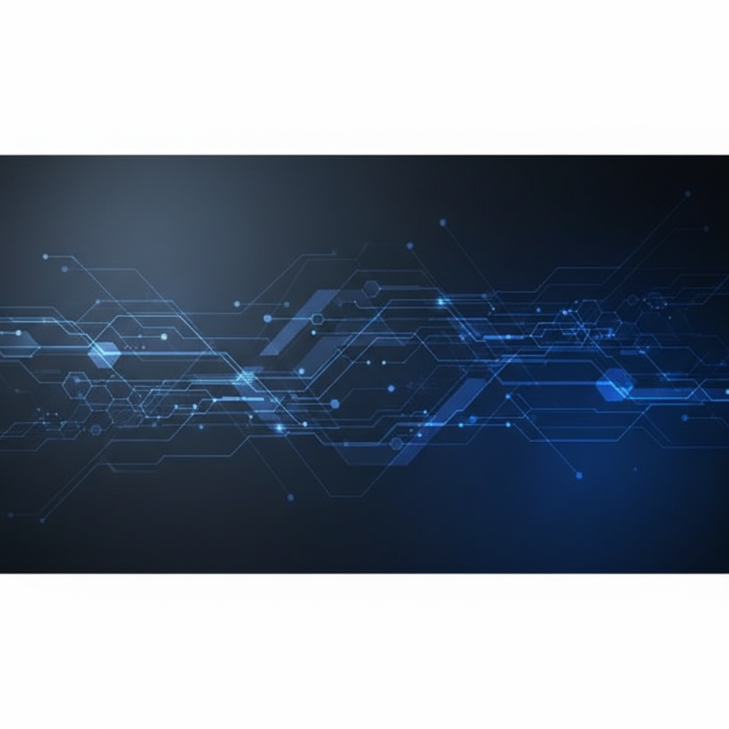 Abstract modern engineering background, dark blue network connections, professional finish