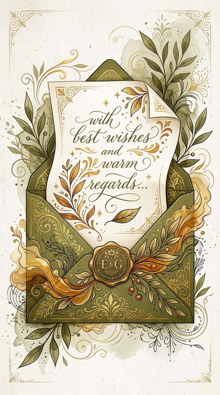 Stylized open envelope illustration