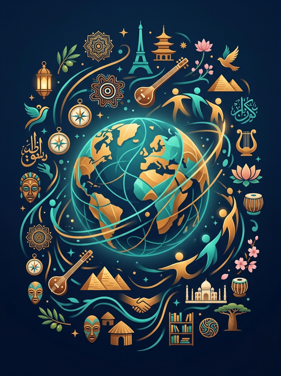 Cultural Global Mental Health Globe