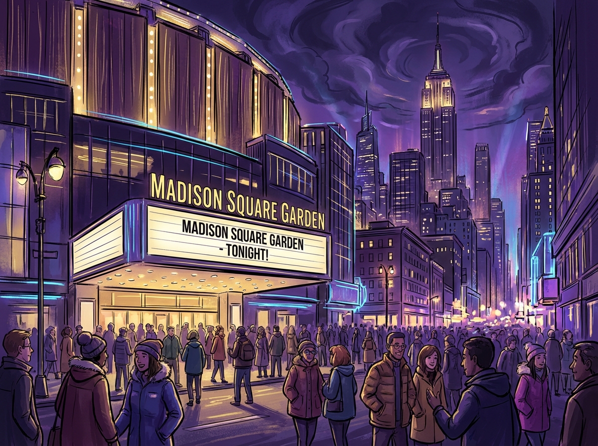 Madison Square Garden Illustration