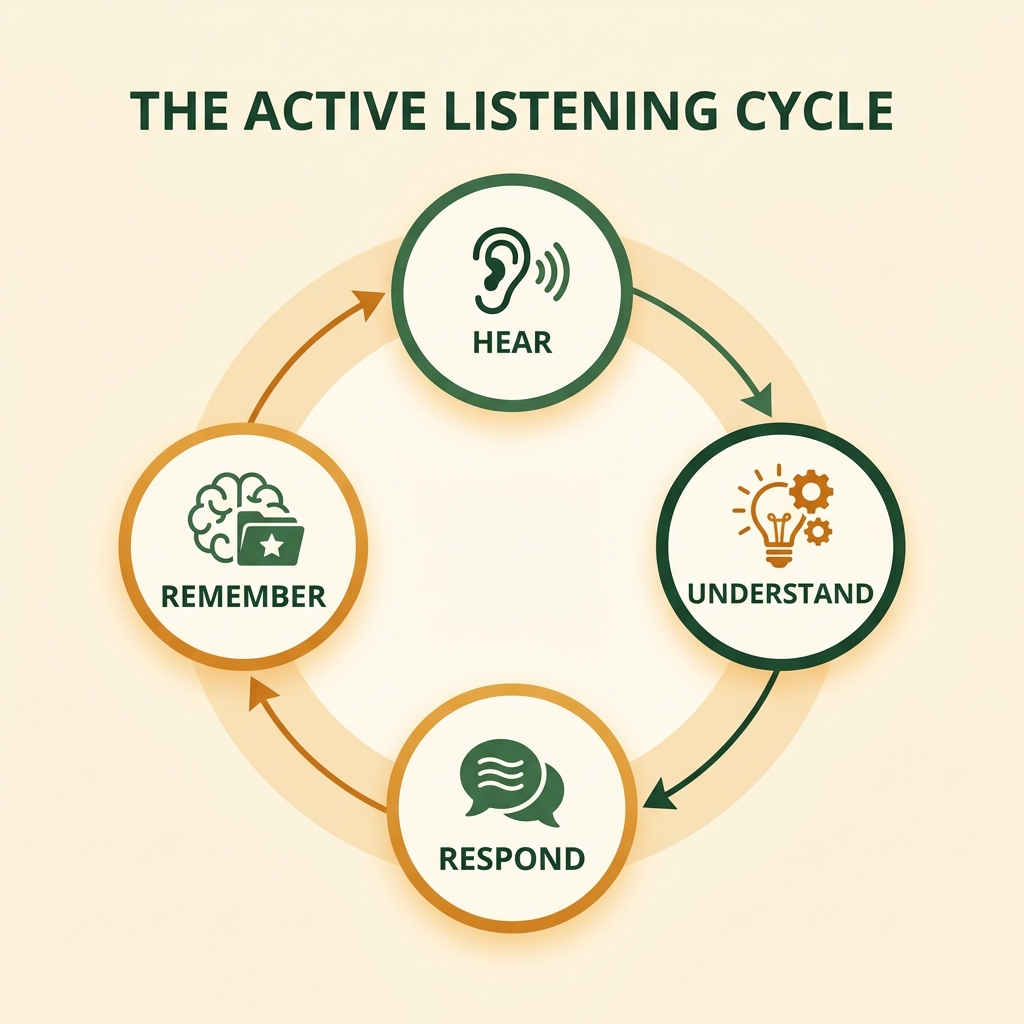 Active Listening Cycle Diagram