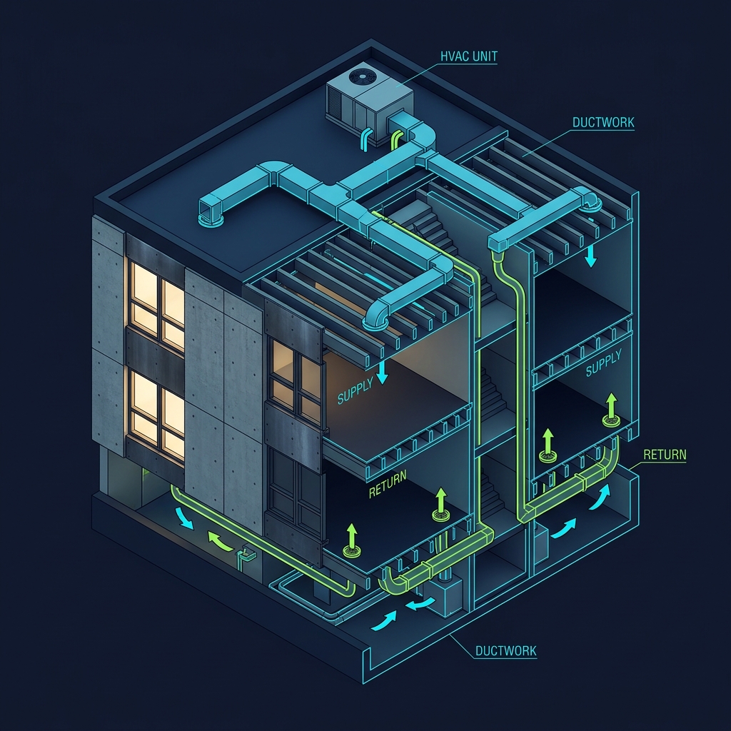 HVAC Isometric Diagram