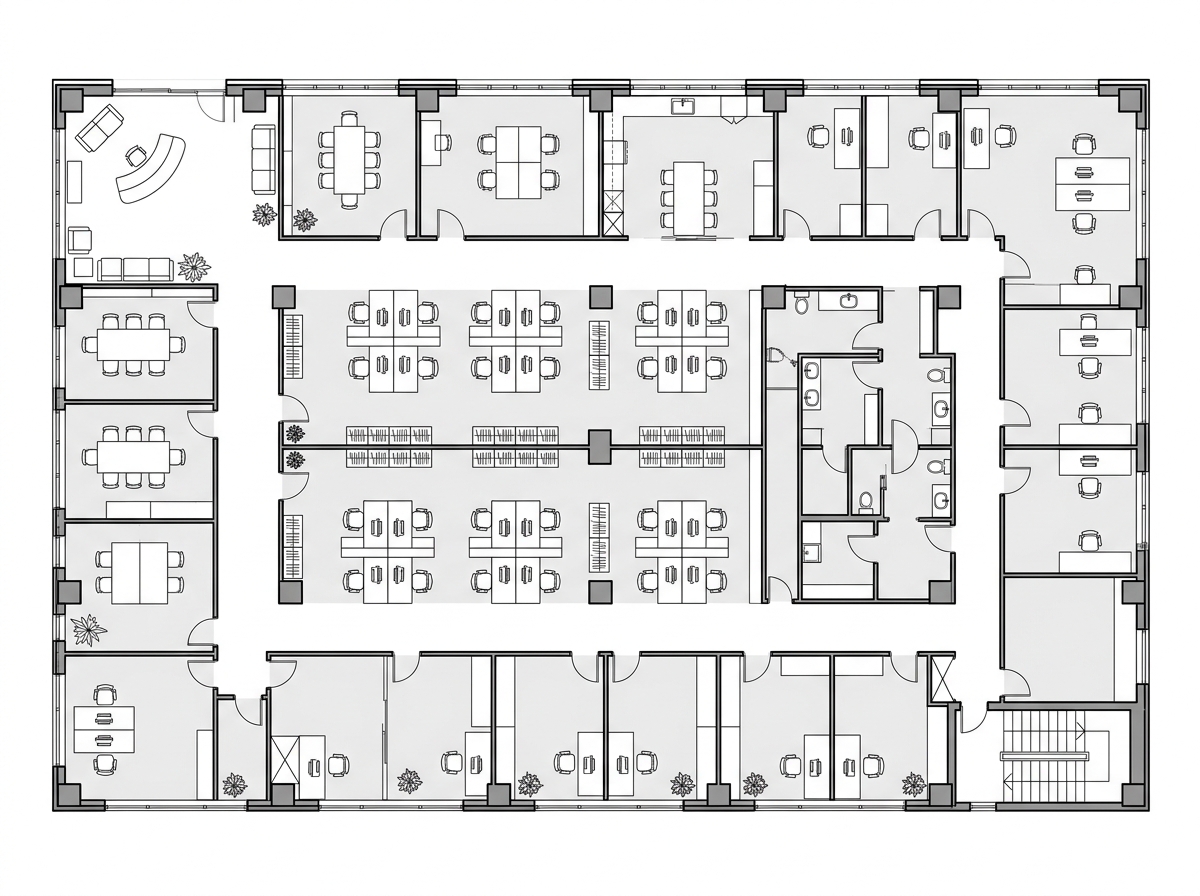 First Floor Plan Diagram