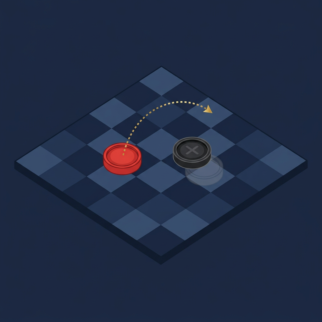Checkers Move Diagram