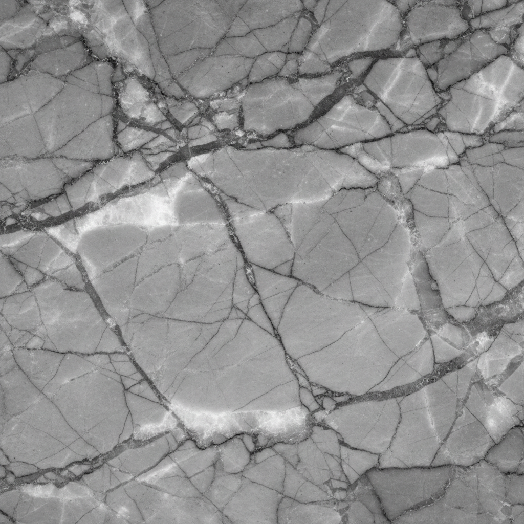 Close up artistic shot of raw marble texture, high contrast black and white stone, macro photography