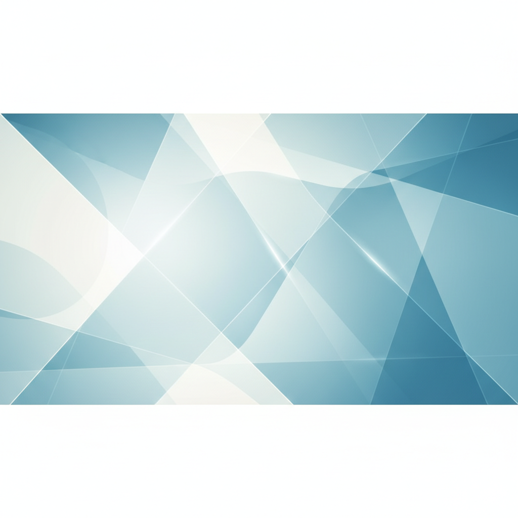 Soft abstract blue and white geometric background shapes modern