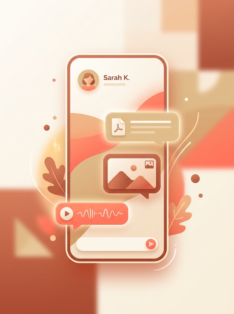 Telegram Assistant aesthetic