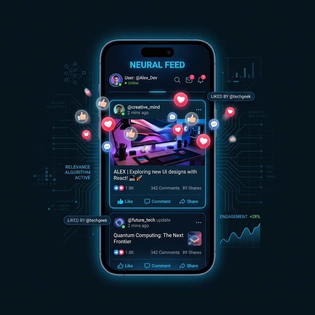 Smartphone Feed Mockup