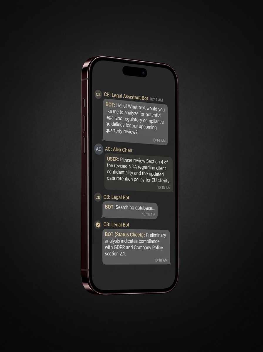 Phone mockup interface