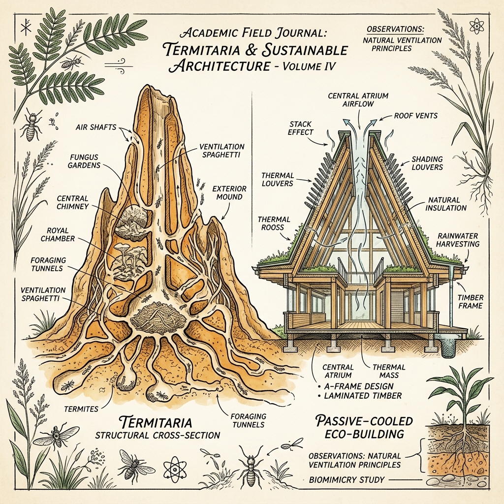 Termite Mound cross-section