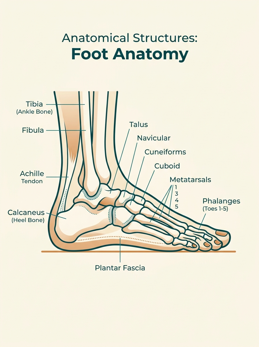 Foot Anatomy Illustration