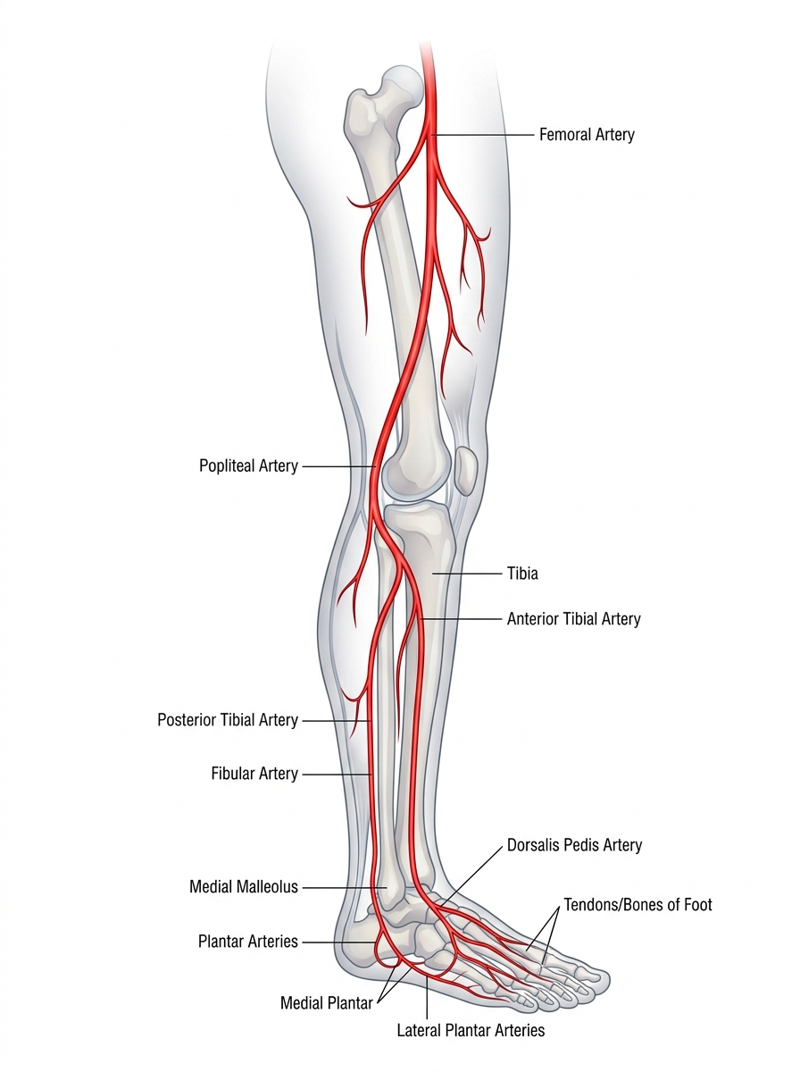 Vascular Assessment Illustration