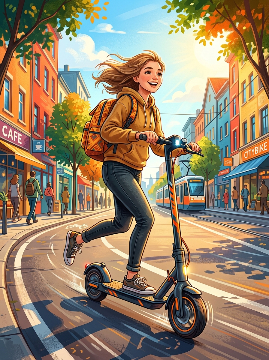 Scooter Illustration