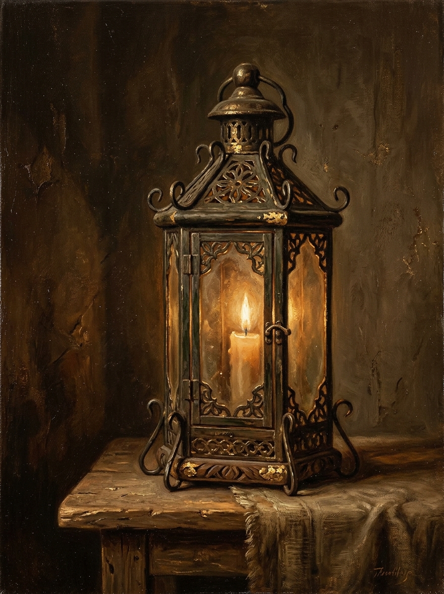 Colonial Lantern Accent