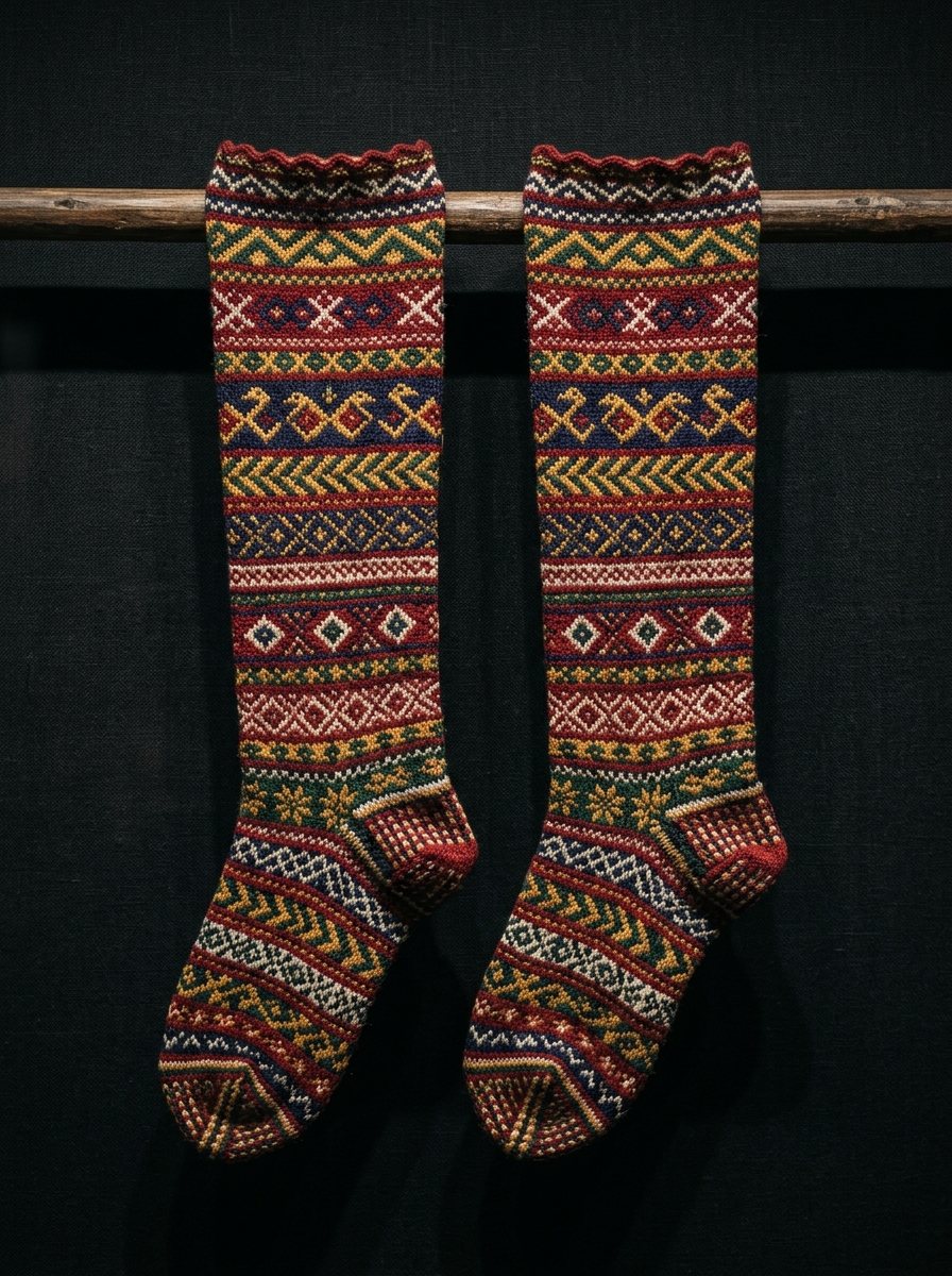 Latvian traditional socks