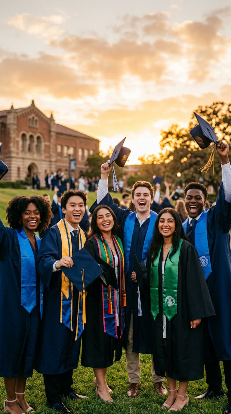 Happy Graduating Students