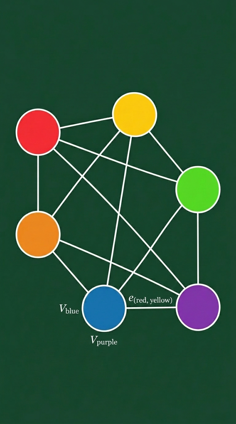 Colorful mathematical graph illustration