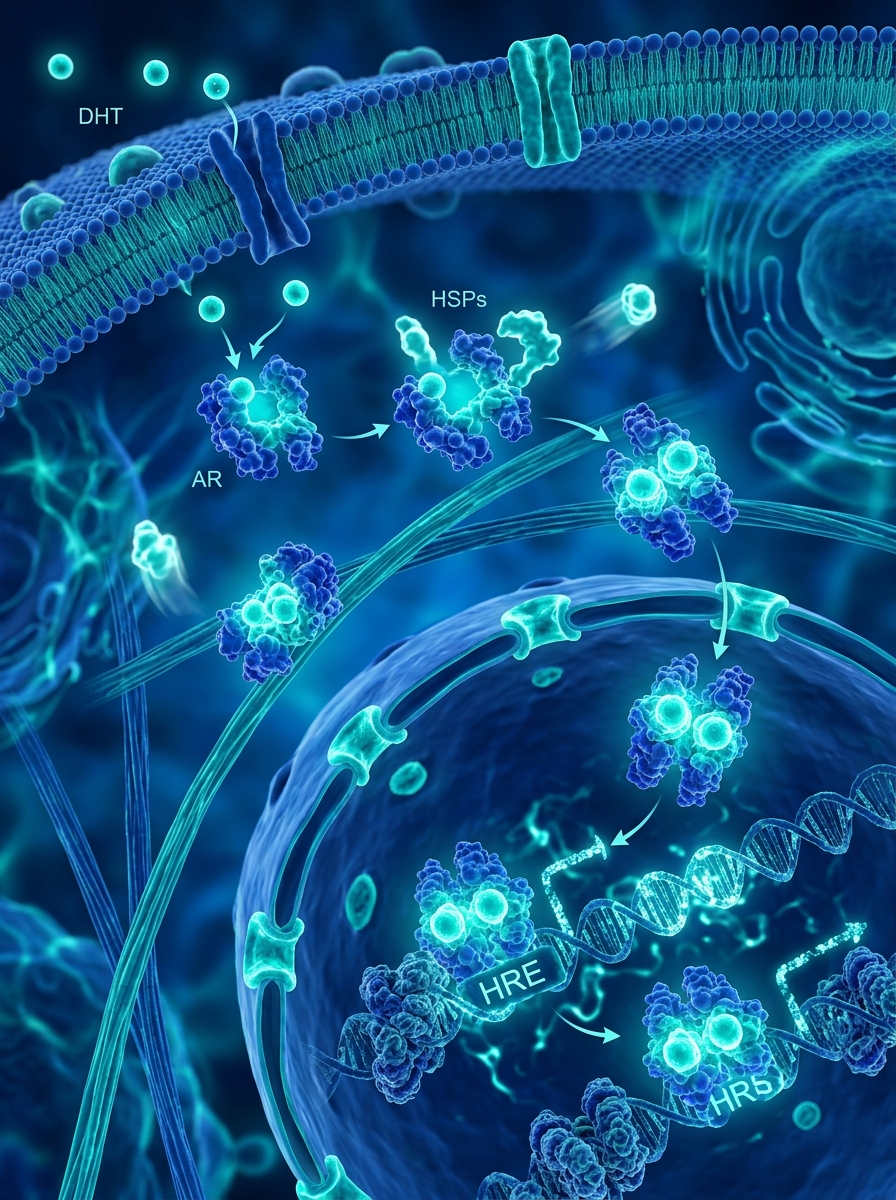 Androgen Receptor Signaling Visualization