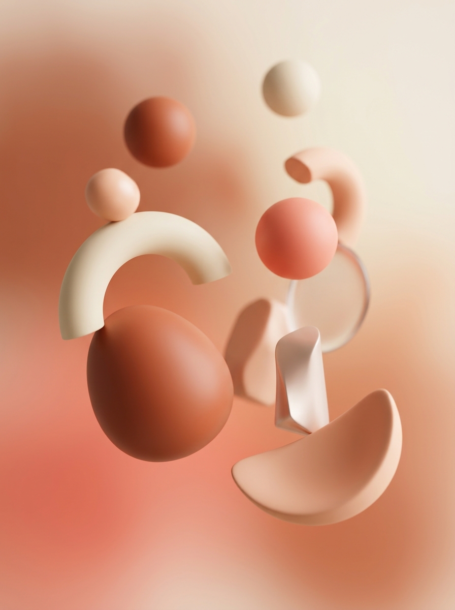 Abstract shapes background