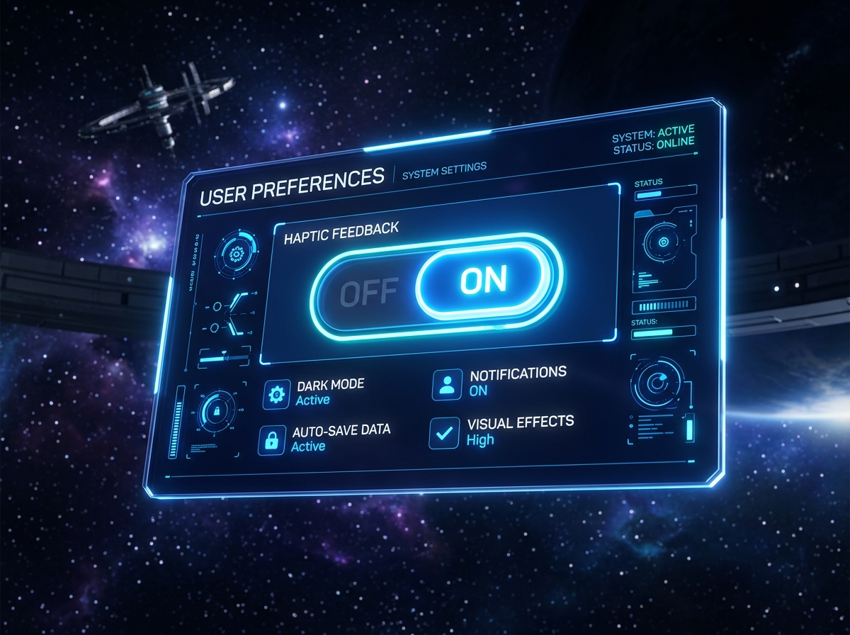 User Preferences Panel